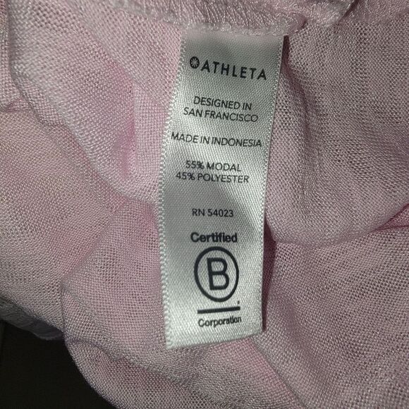Athleta Nwot Breezy Tank pink top size Small - Picture 7 of 7